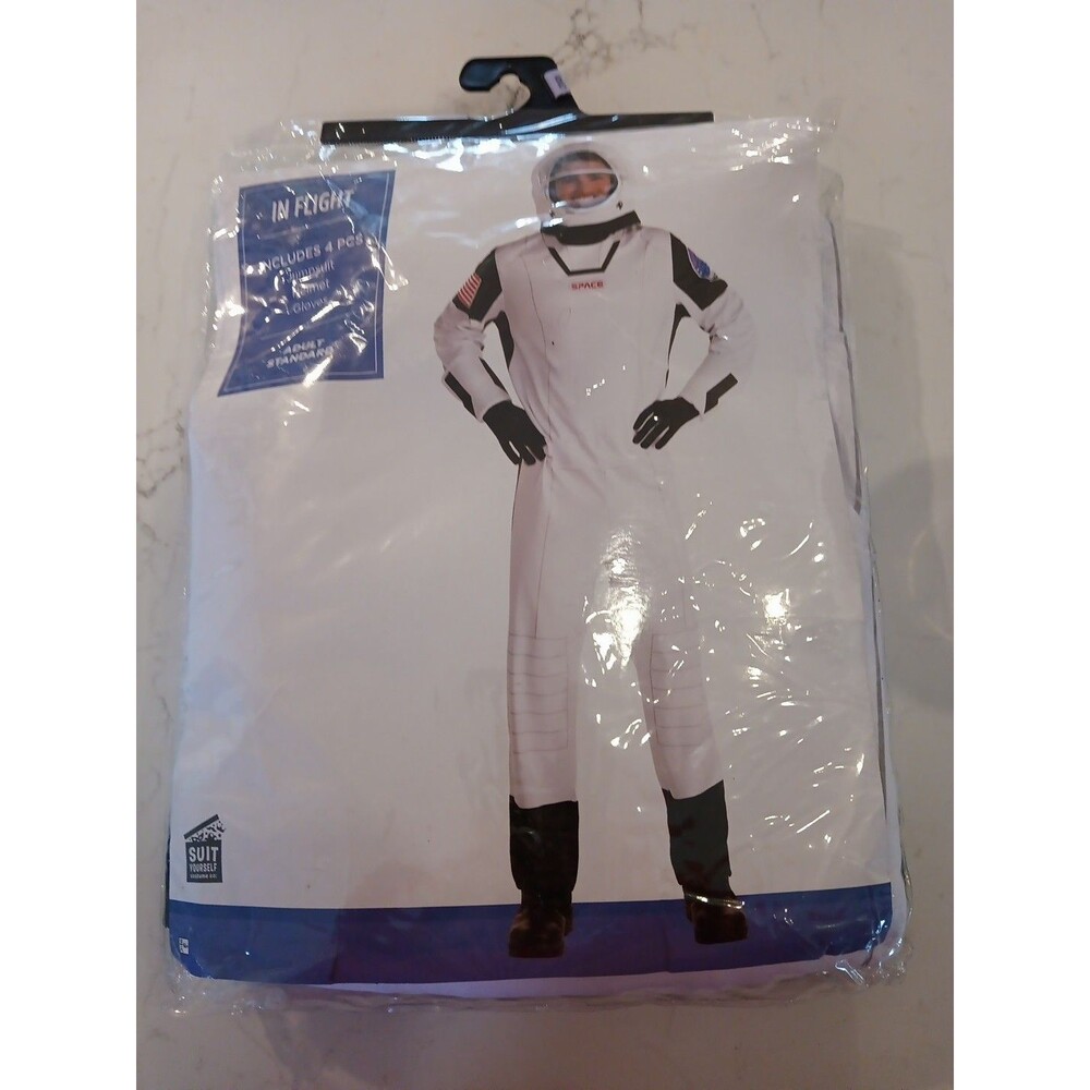 In Flight Astronaut Space Explorer Costume 4 PC Halloween Adult Standard #980